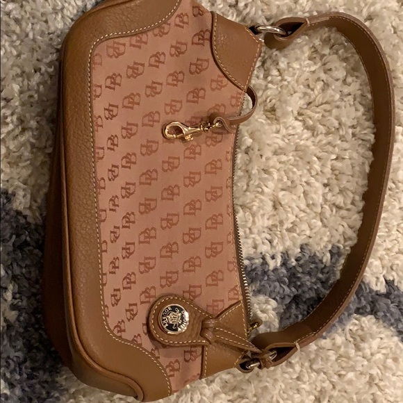 Vintage Dooney & Bourke tan small tote - Picture 7 of 7